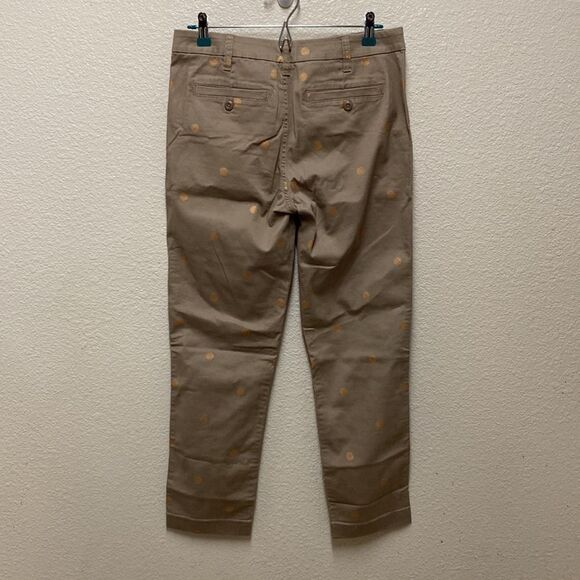 J. Crew Polka Dot Chino Pants Size 27 - Picture 5 of 5